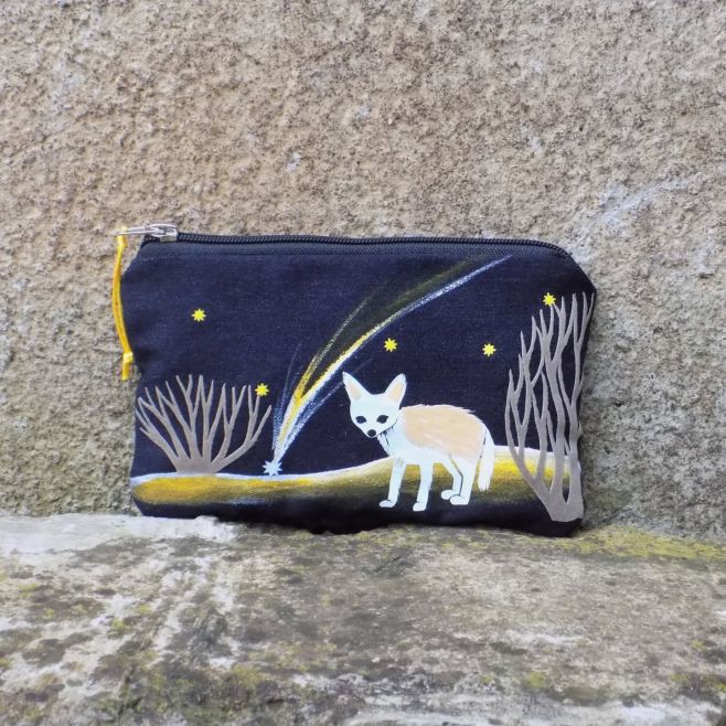 Fenek a padající hvězda - nová džínová kapsička https://www.okatejzralok.cz/kapsicky/fenek-a-padajici-hvezda/ #fenek...